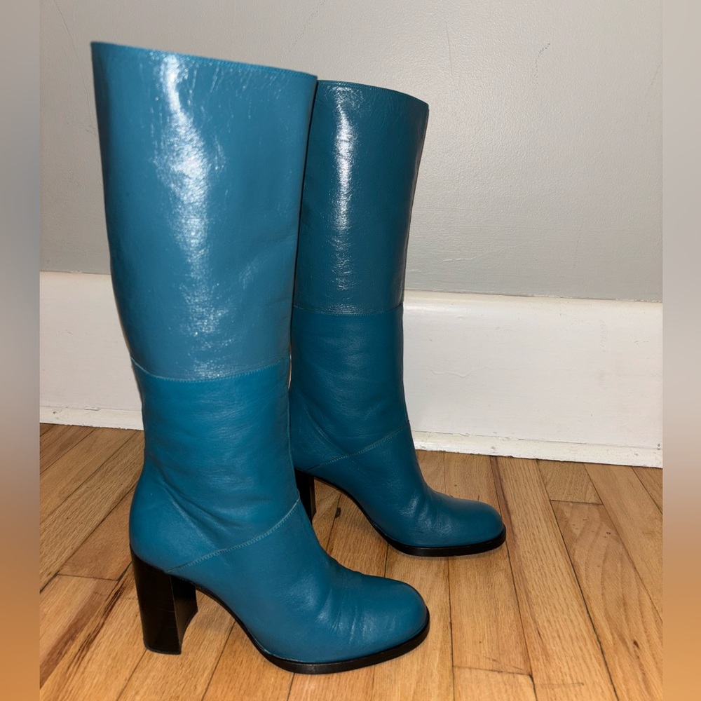 Chanel Tall Leather Boots
